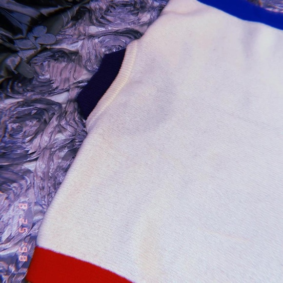 Mod Color-Block Trim Wool Sweater Dress - Picture 4 of 5